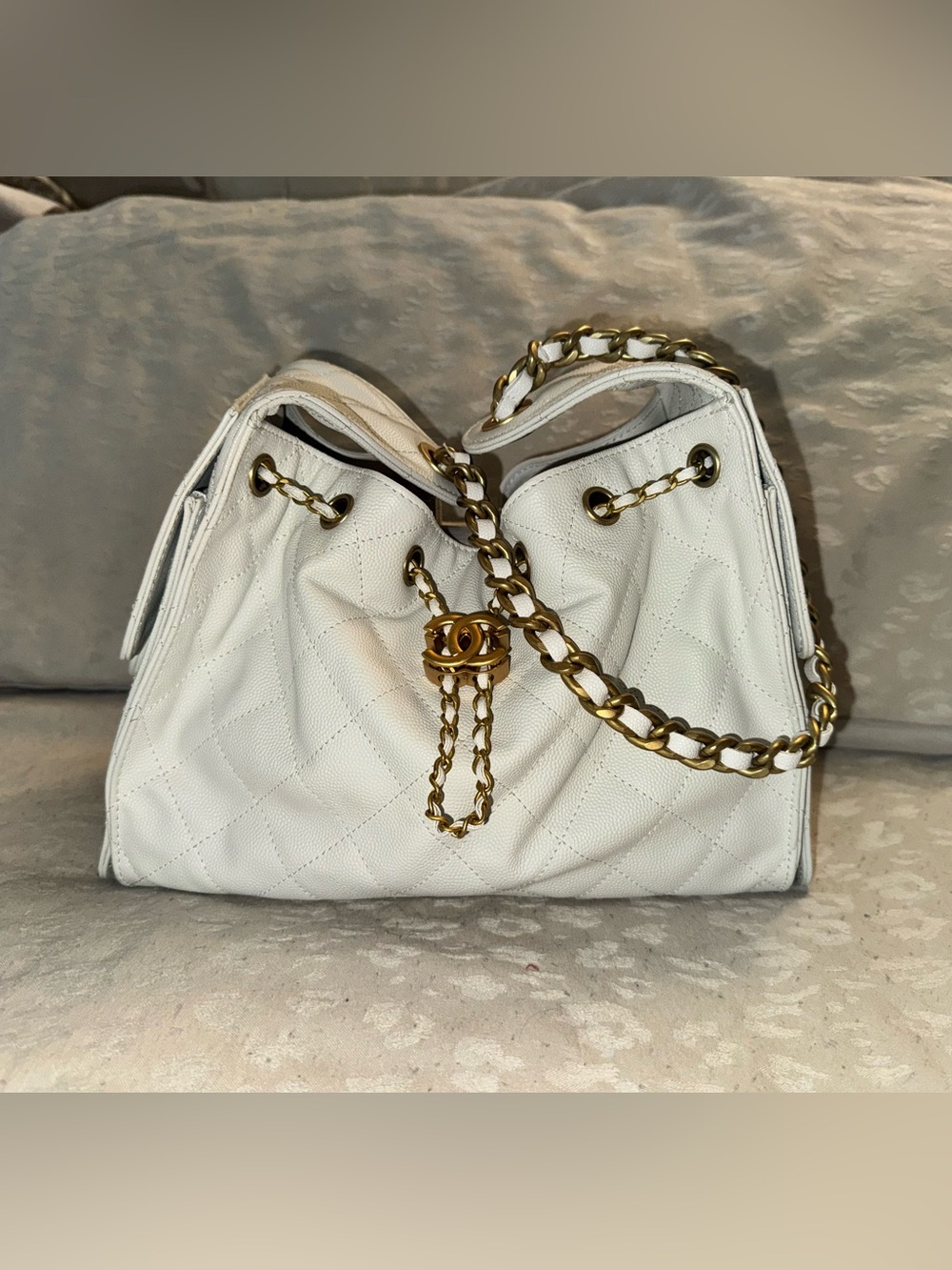 White CHANEL 25 (In$pired)